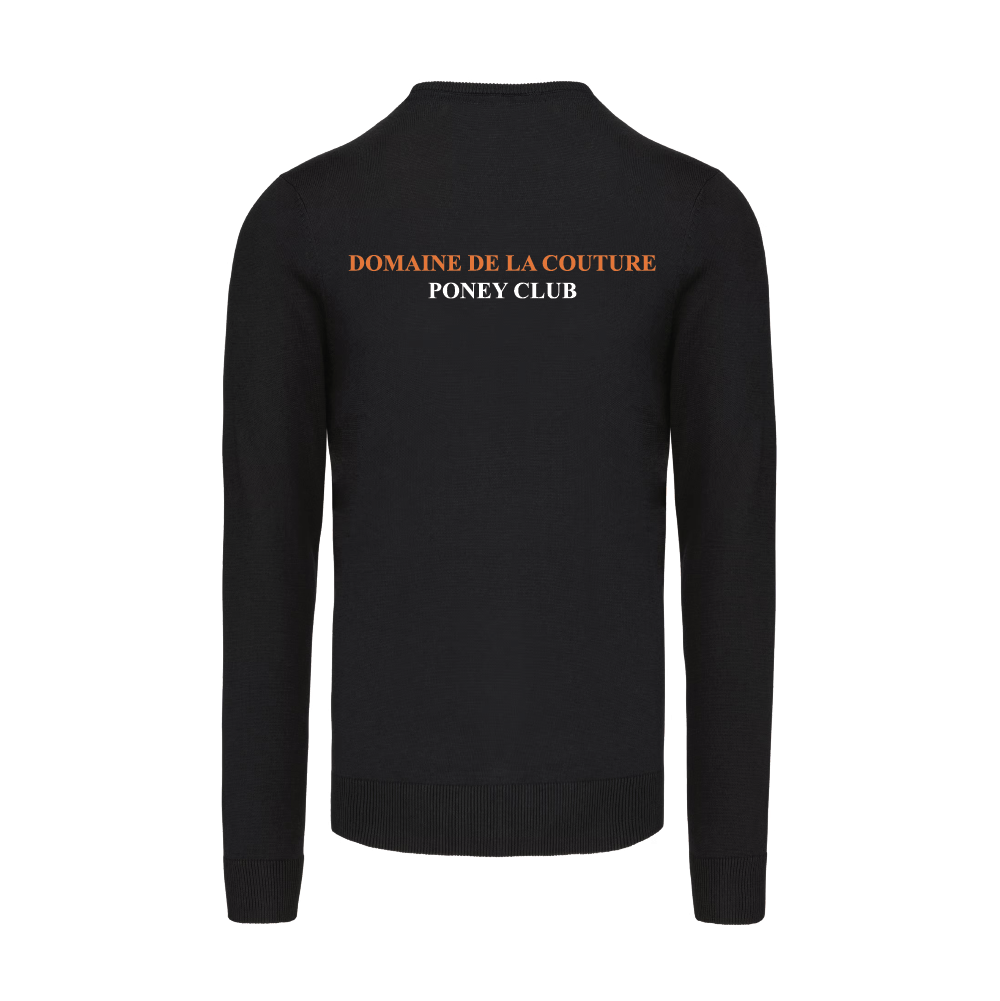 Pull homme col V - Domaine de la Couture / Poney club