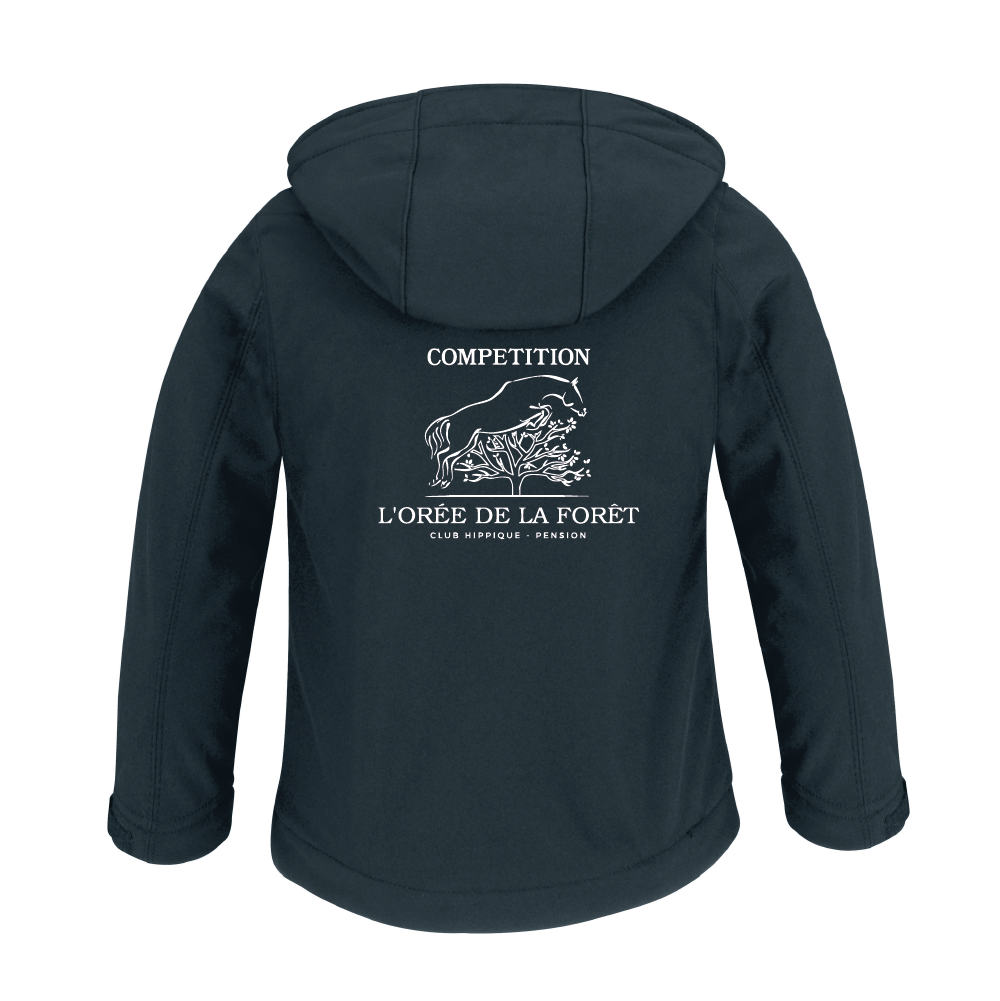 Softshell à capuche enfant - Orée de la Forêt