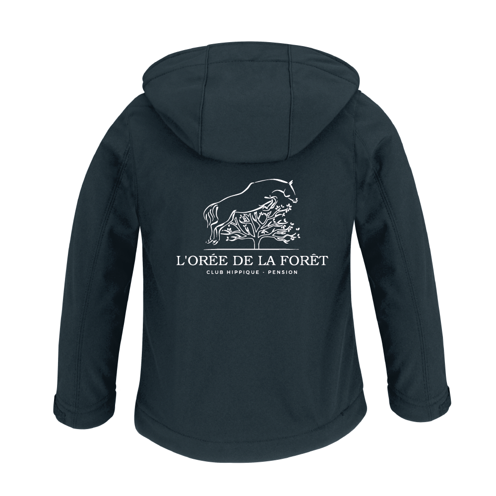 Softshell à capuche enfant - Orée de la Forêt