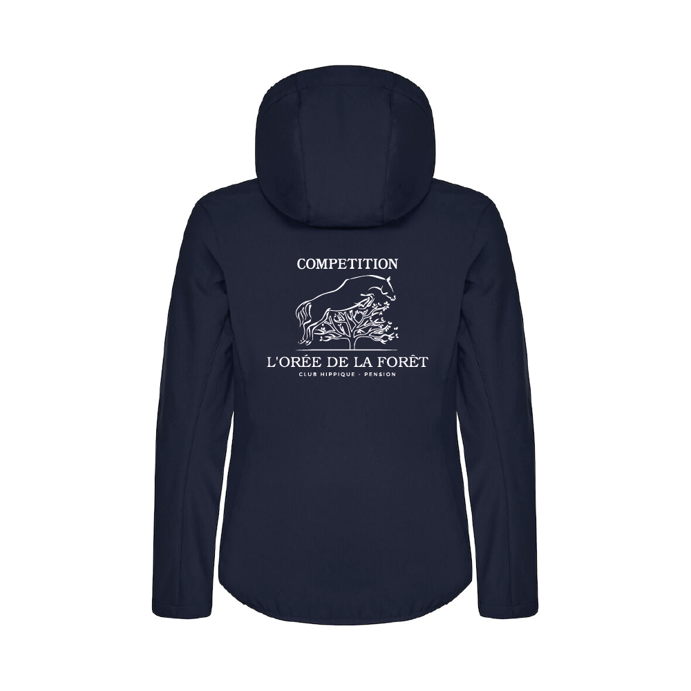 Softshell à capuche femme - Orée de la Forêt