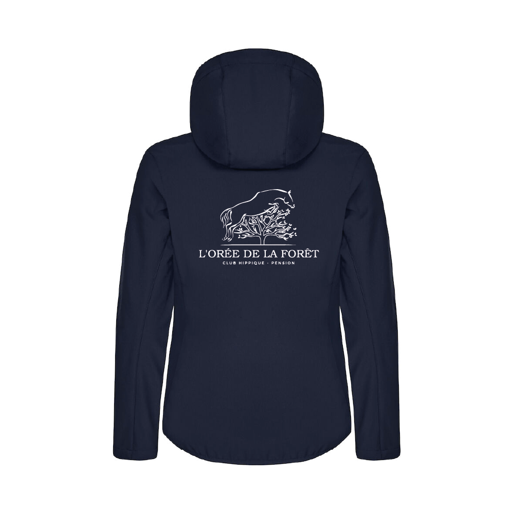 Softshell à capuche femme - Orée de la Forêt