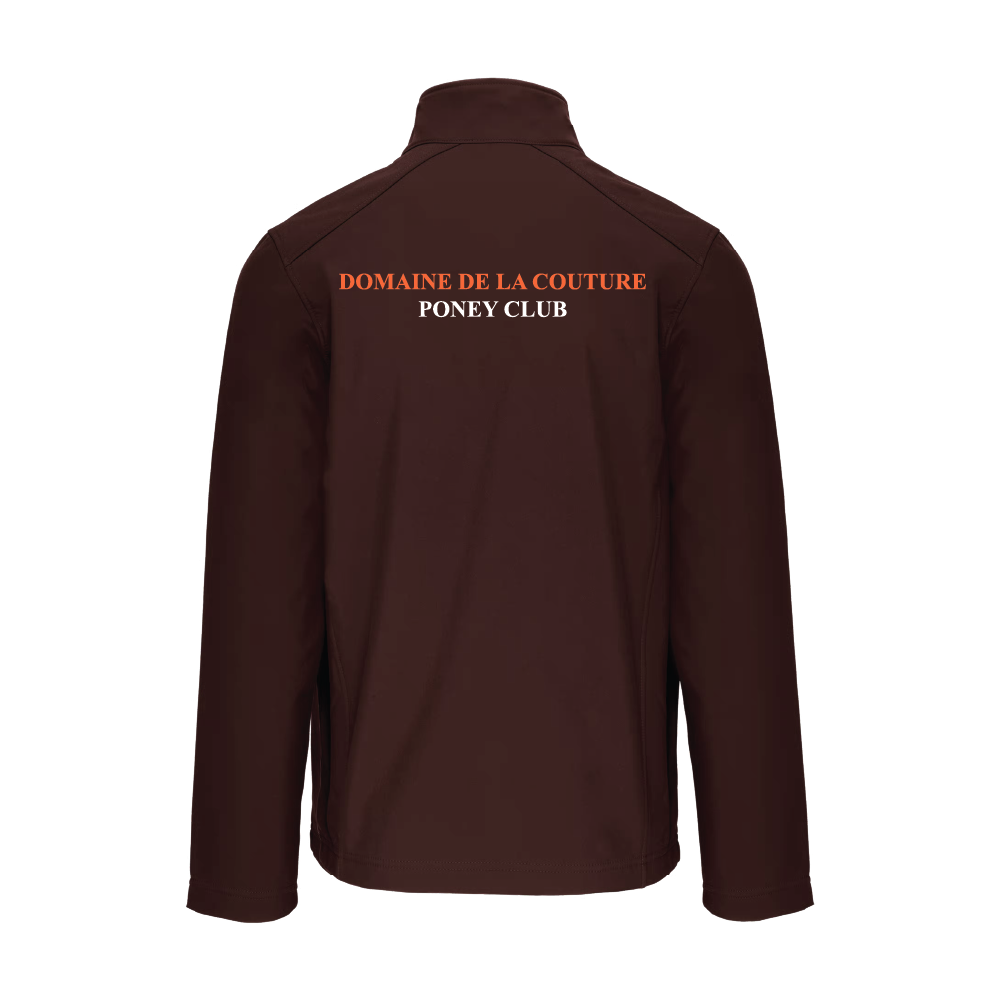 Softshell sans-capuche homme - Domaine de la Couture / Poney club
