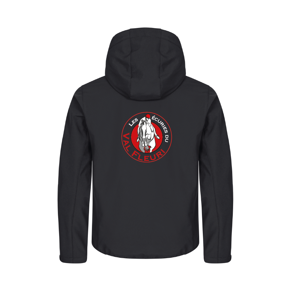 Softshell à capuche homme - Val Fleuri