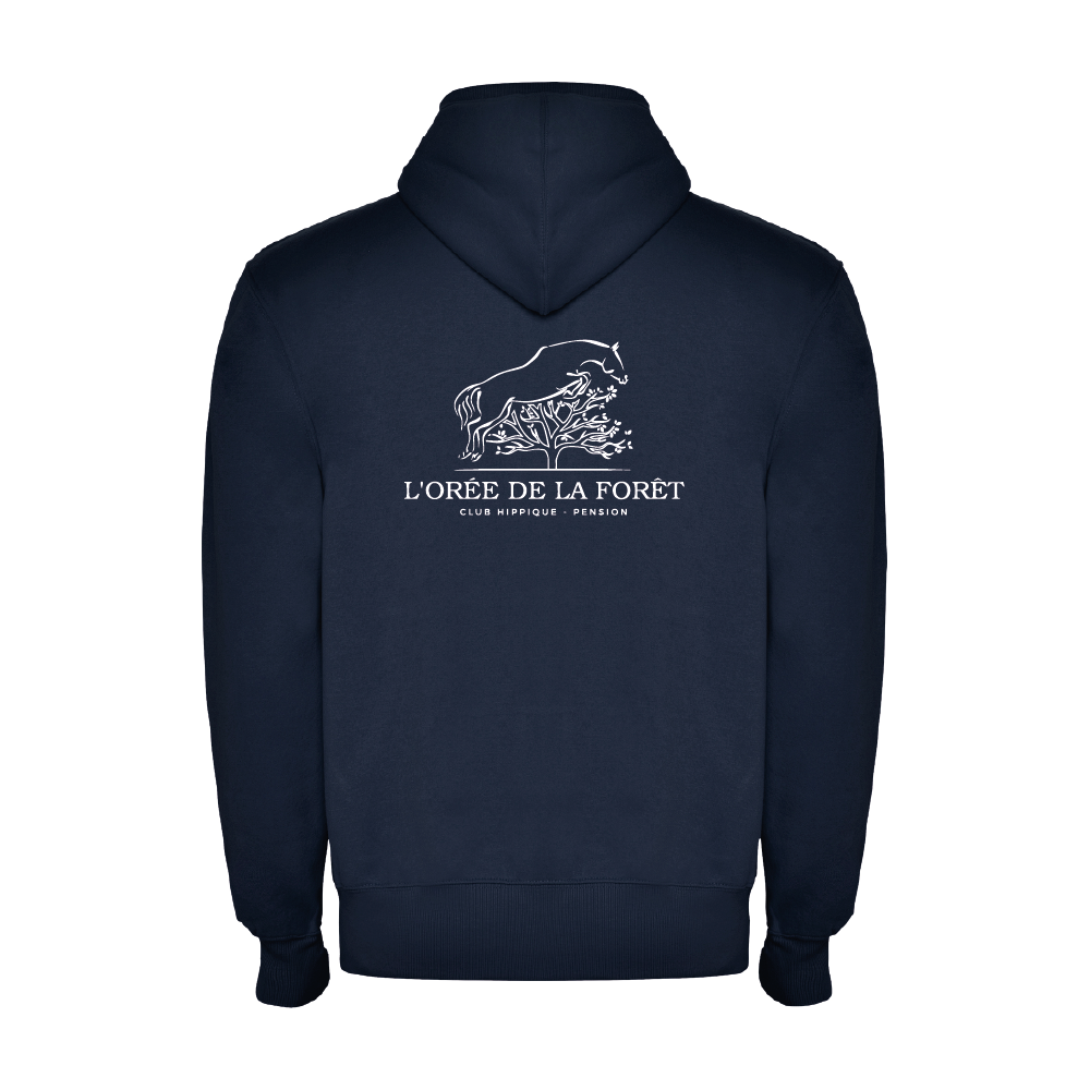 Sweat zippé à capuche enfant - Orée de la Forêt