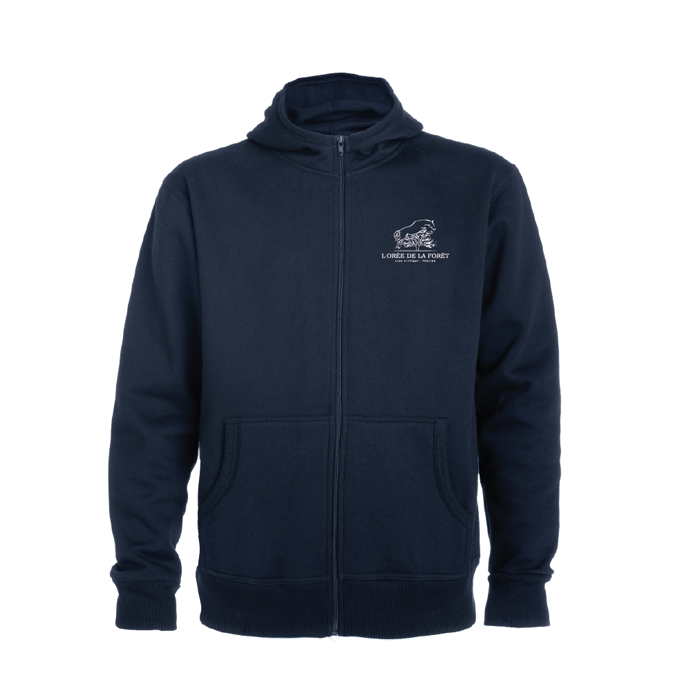 Sweat zippé à capuche enfant - Orée de la Forêt