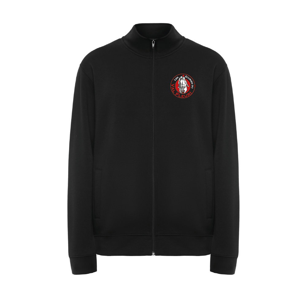 Sweat zippé enfant sans capuche - Val Fleuri