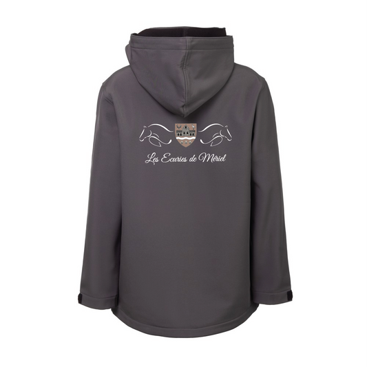 Softshell à capuche homme - Les Écuries de Mériel