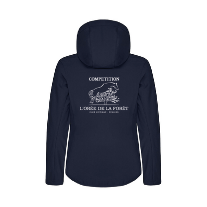 Softshell à capuche femme - Orée de la Forêt